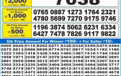 Dear 10 violet sunday weekly lottery 15.06.25 1.30pm result