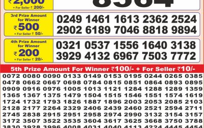 Punjab State Dear 10 sunday Weekly Lottery 15.06.25 6PM Result