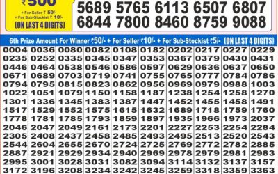 Dear super gold monday weekly lottery 16.06.25 7pm result