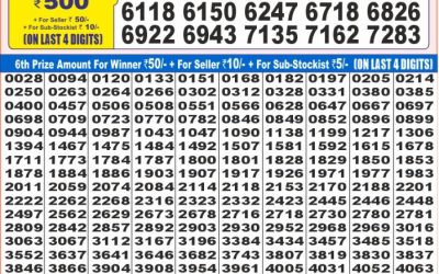 Dear super peral wednesday weekly lottery 18.06.25 7pm result
