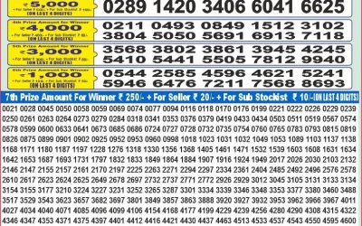Dear 100 Ganga Thursday weekly lottery 19.06.25 5pm result