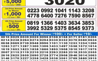 Dear 10 Thursday weekly lottery 19.06.25 7pm result
