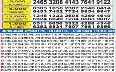 Dear 100 Gomti saturday weekly lottery 21.06.25 5pm result
