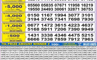 Dear 50 ravi sunday weekly lottery 22.06.25 5pm result