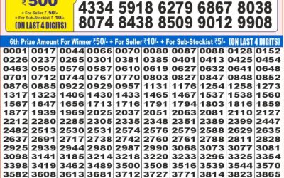 Dear super gold monday weekly lottery 23.06.25 7pm result
