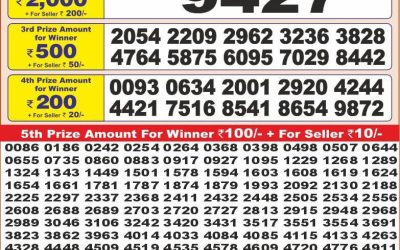 Punjab State Dear 10 Thursday Weekly Lottery 26.06.25 6PM Result