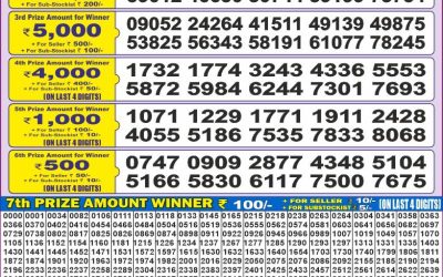Dear 50 satluj Friday weekly lottery 27.06.25 5pm result