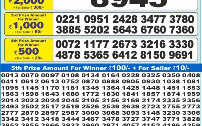 Dear 10 violet sunday weekly lottery 29.06.25 1.30pm result