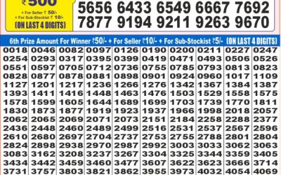 Dear super mercury sunday weekly lottery 29.06.25 7pm result