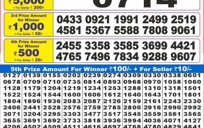 Dear 10 sunday weekly lottery 29.06.25 7pm result