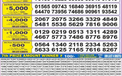 Dear 50 jhelum monday weekly lottery 30.06.25 5pm result