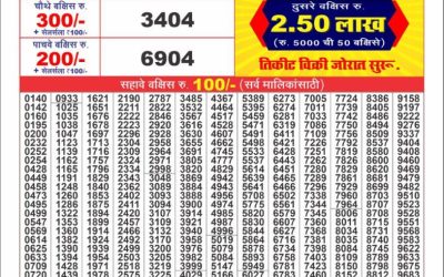 Labh laxmi power sunday weekly lottery 15.06.25 4pm result