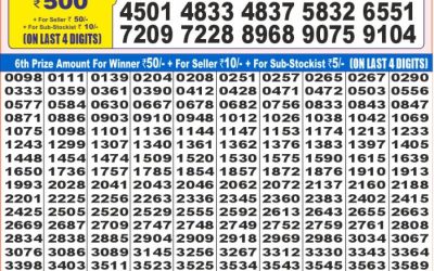 Dear super peral wednesday weekly lottery 02.07.25 7pm result