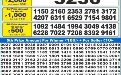 Dear 10 pink Thursday weekly lottery 03.07.25 1.30pm result
