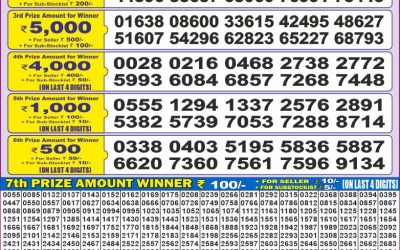 Dear 50 satluj Friday weekly lottery 04.07.25 5pm result