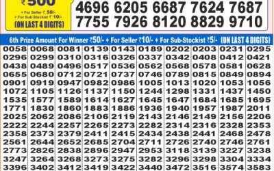 Dear Super Silver Friday weekly lottery 04.07.25 7pm result