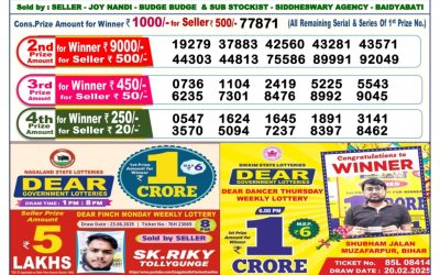 Dear donner saturday weekly lottery 05.07.25 6pm result
