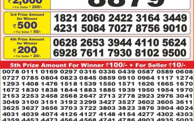Punjab State Dear 10 Saturday Weekly Lottery 05.07.25 6PM Result