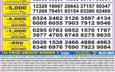 Dear 50 ravi sunday weekly lottery 06.07.25 5pm result