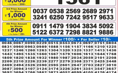 Dear 10 Acacia sunday weekly lottery 06.07.25 7pm result