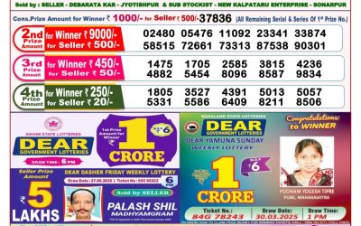 Dear goose Tuesday weekly lottery 08.07.25 8pm result