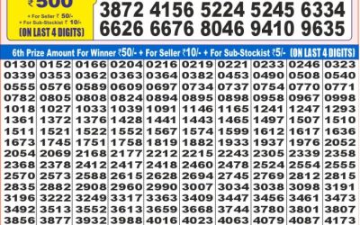Dear Super Silver Friday weekly lottery 11.07.25 7pm result