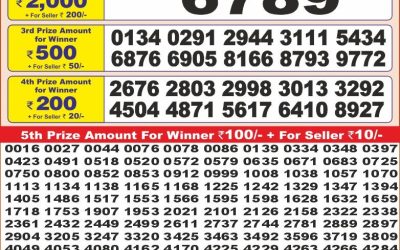 Punjab State Dear 10 sunday Weekly Lottery 13.07.25 6PM Result