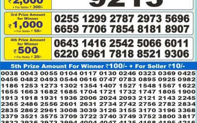 Dear 10 pink Thursday weekly lottery 17.07.25 1.30pm result