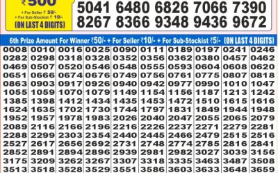 Dear super gold monday weekly lottery 21.07.25 7pm result