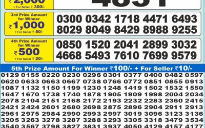 Dear 10 pink Thursday weekly lottery 24.07.25 1.30pm result