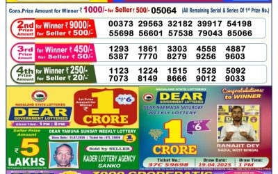 Dear Dasher Friday weekly lottery 25.07.25 6pm result