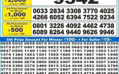 Dear 10 violet sunday weekly lottery 27.07.25 1.30pm result