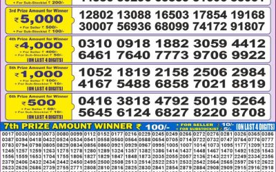 Dear 50 ravi sunday weekly lottery 27.07.25 5pm result