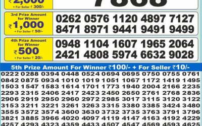 Dear 10 Green Tuesday Weekly Lottery 29.07.25 1.30pm