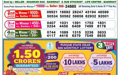 Dear Cupid Wednesday Weekly Lottery 30.07.25 6pm Result