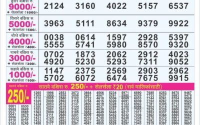 Dear 100 Gomti saturday weekly lottery 19.07.25 5pm result