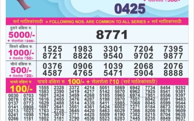 Dear 10 Cedar Wednesday Weekly Lottery 30.07.25 7pm Result