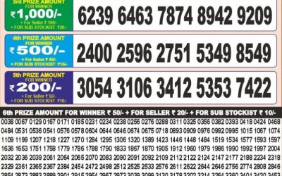 Punjab State Dear 20 monthly lottery result 22.07.25 Declared