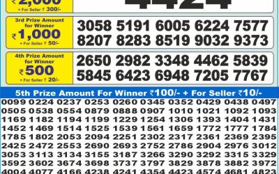 Dear 10 Red Friday Weekly Lottery 01.08.25 1.30pm Result