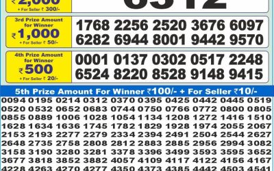 Dear 10 Yellow Saturday Weekly Lottery 02.08.25 1.30pm Result