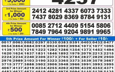 Dear 10 Acacia Sunday Weekly Lottery 03.08.25 7pm Result