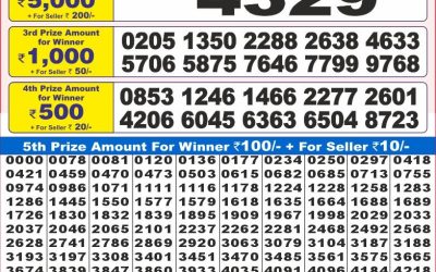 Dear 10 Pine Tuesday Weekly Lottery 05.08.25 7pm Result