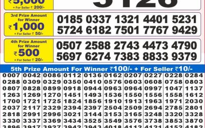 Dear 10 Pine Tuesday Weekly Lottery 12.08.25 7pm Result