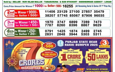 Dear Cupid Wednesday Weekly Lottery 13.08.25 6pm Result