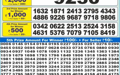 Dear 10 Pink Thursday Weekly Lottery 14.08.25 1.30pm Result
