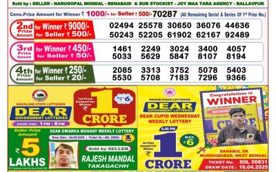 Dear Stork Saturday Weekly Lottery 16.08.25 8pm Result