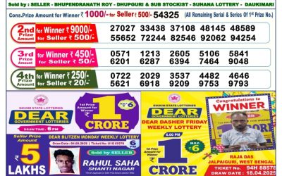 Dear Vixen Sunday Weekly Lottery 17.08.25 6pm Result