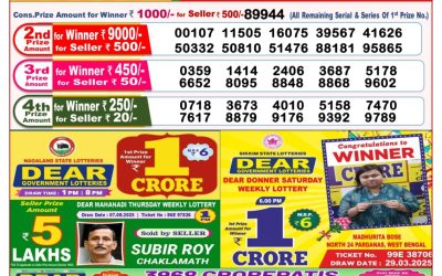 Dear Goose Tuesday Weekly Lottery 19.08.25 8pm Result