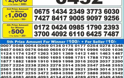 Dear 10 Violet Sunday Weekly Lottery 24.08.25 1.30pm Result