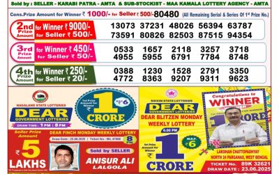 Dear Stork Saturday Weekly Lottery 06.09.25 8pm Result